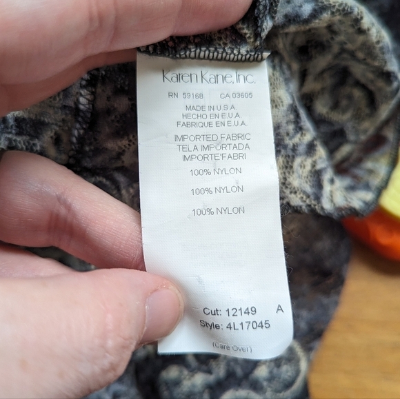 Y2K Whimsigoth Sheer Mesh Paisley Leopard Ruffle Blouse - Picture 10 of 11